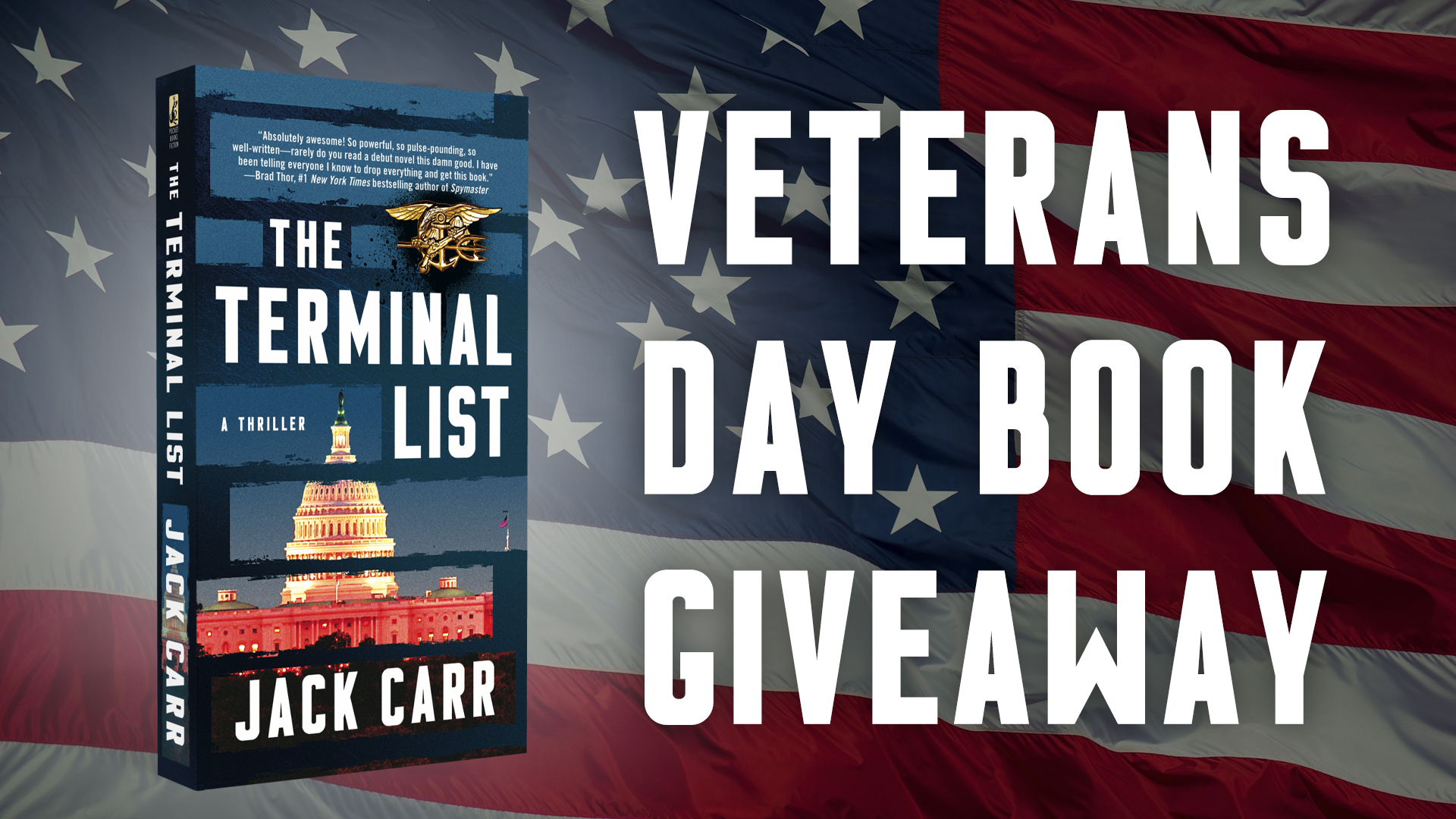 Veterans Day Book Giveaway Jack Carr